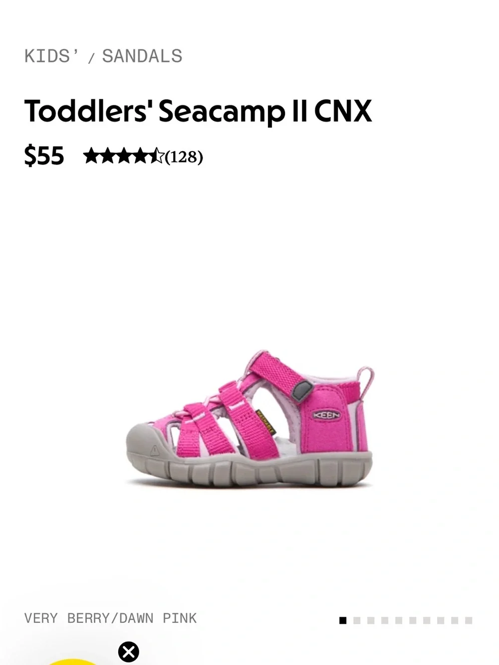 Keen water sandals